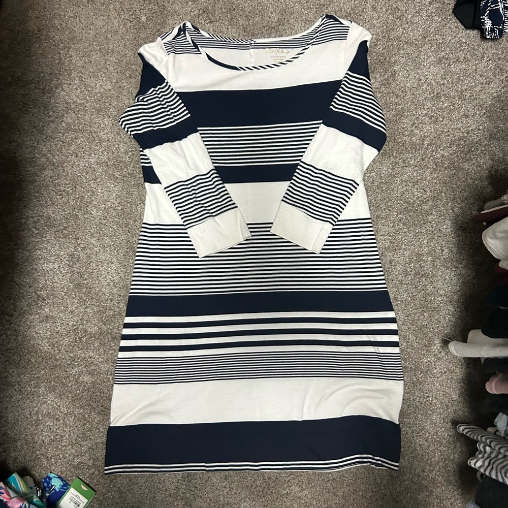 Lilly 3/4 sleeve cotton dress